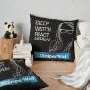 Sssniperwolf Throw Pillow Official SSSniperWolf Merch