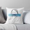 Sssniperwolf Throw Pillow Official SSSniperWolf Merch