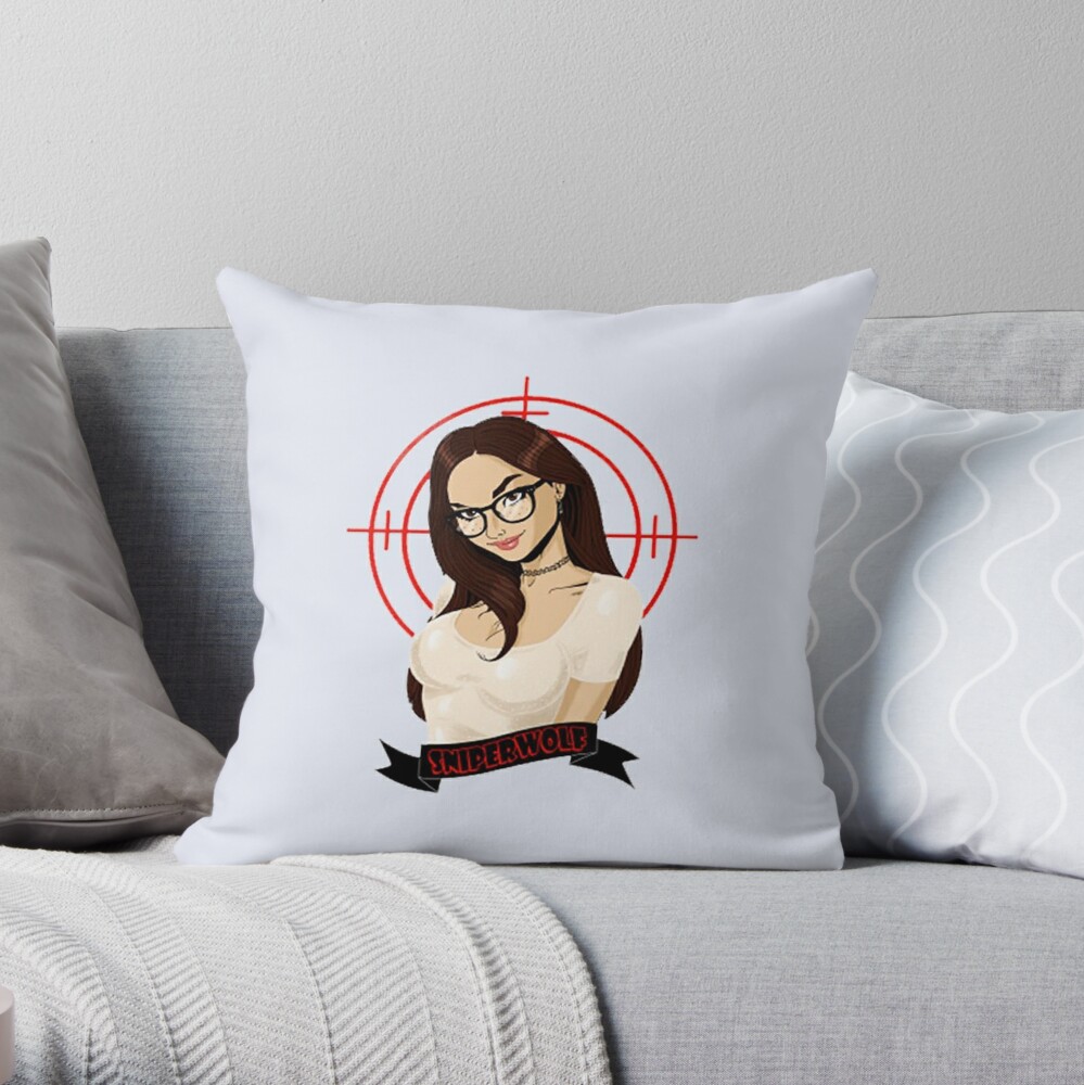 SSSniperWolf Girl Classic In Shot Throw Pillow