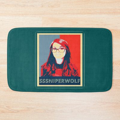 Sssniperwolf Youtobes Bath Mat Official SSSniperWolf Merch